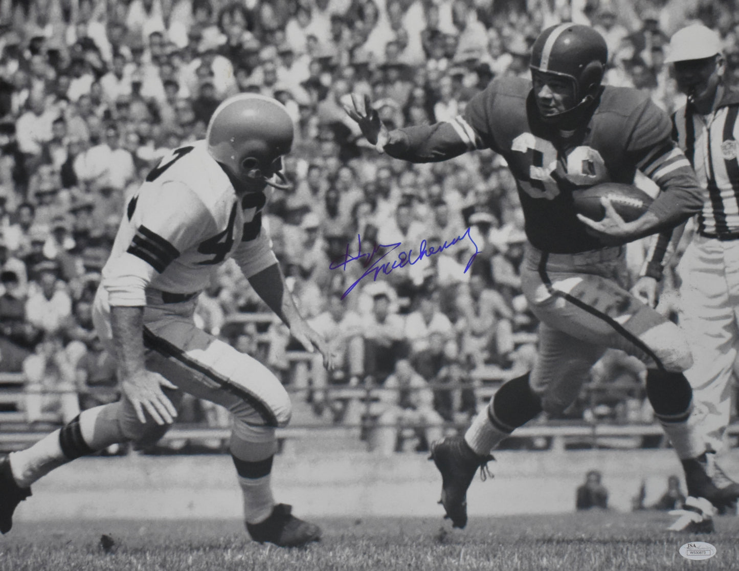 Hugh McElhenny HOF Signed/Autographed 16x20 Photo 49ers JSA 212514