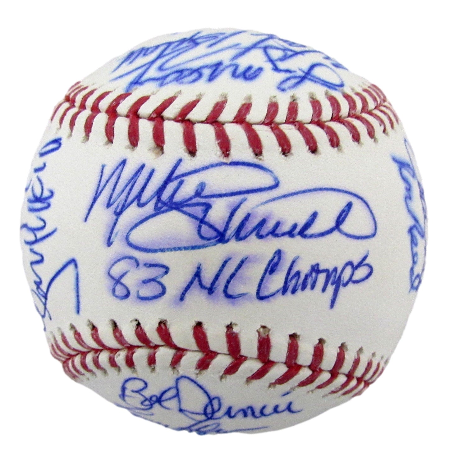 1983 Philadelphia Phillies Team-Signed OML Baseball (20) No Carlton 212604