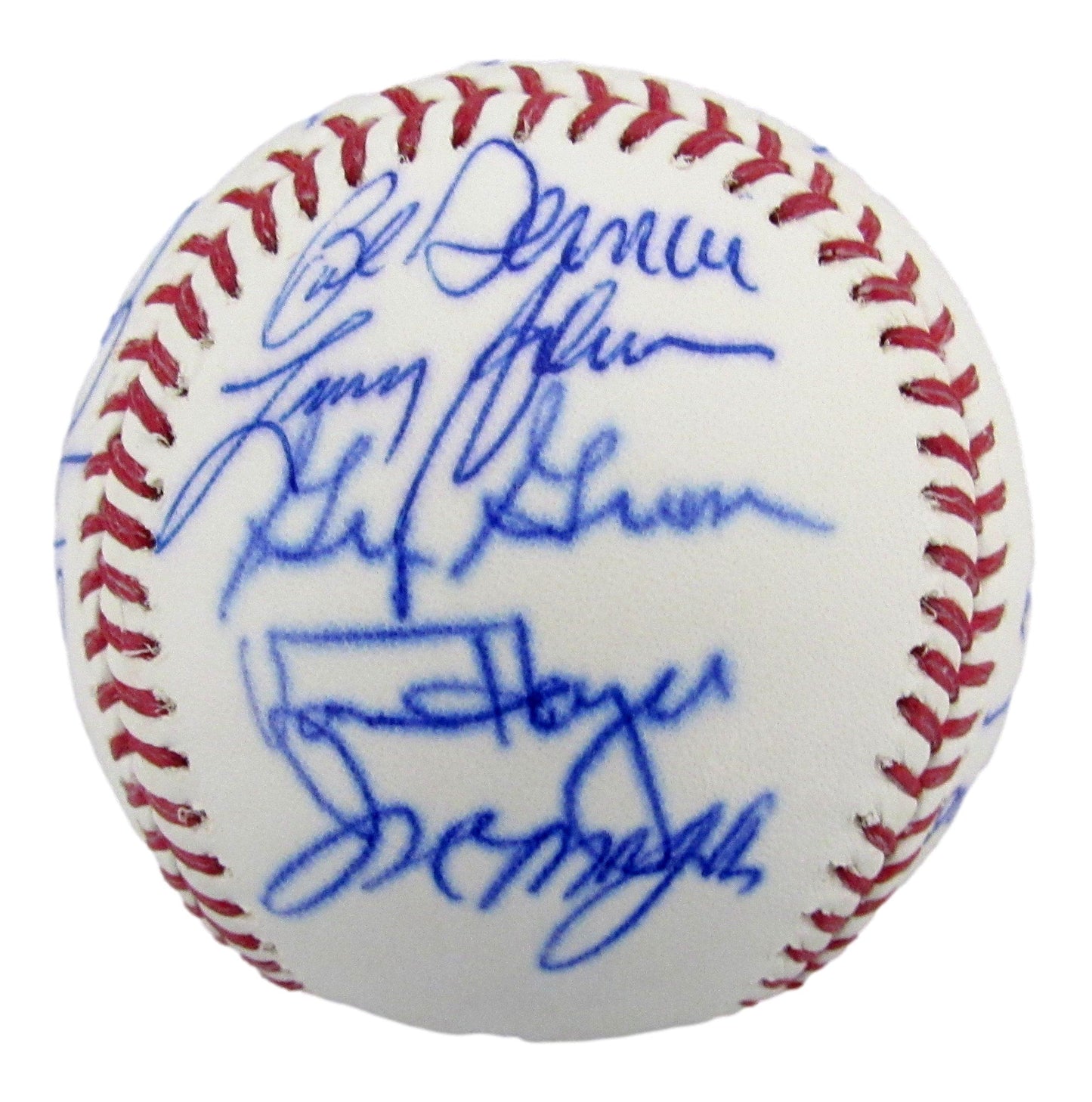 1983 Philadelphia Phillies Team-Signed OML Baseball (19) No Carlton, Perez 12606