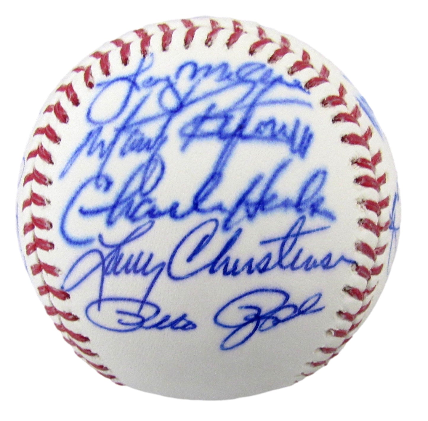 1983 Philadelphia Phillies Team-Signed OML Baseball (19) No Carlton, Perez 12606