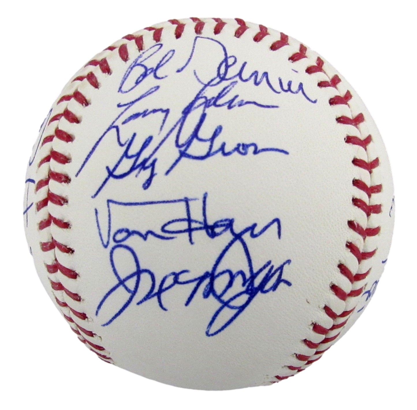 1983 Philadelphia Phillies Team-Signed OML Baseball (19) No Carlton, Perez 12607