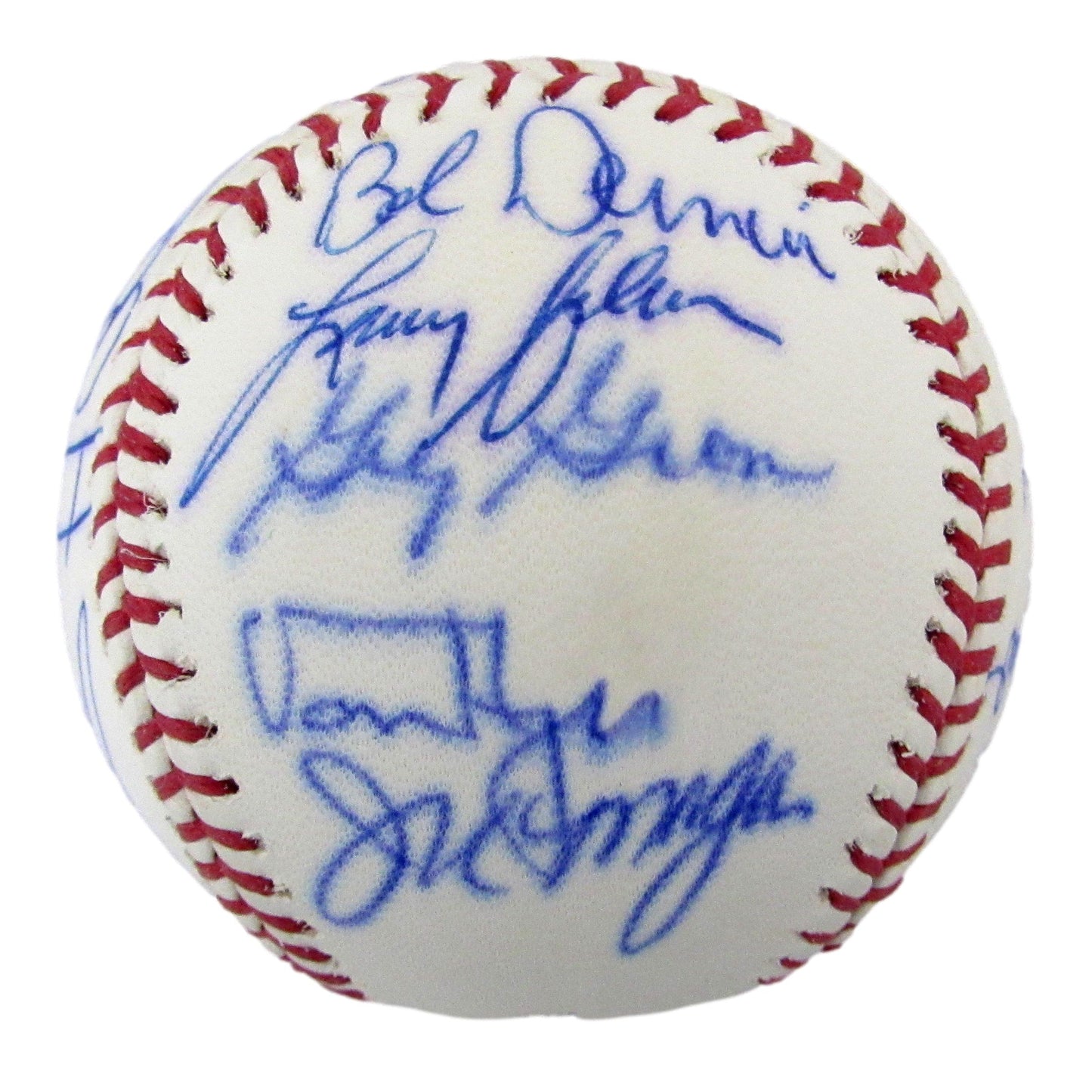 1983 Philadelphia Phillies Team-Signed OML Baseball (19) No Carlton, Perez 12609