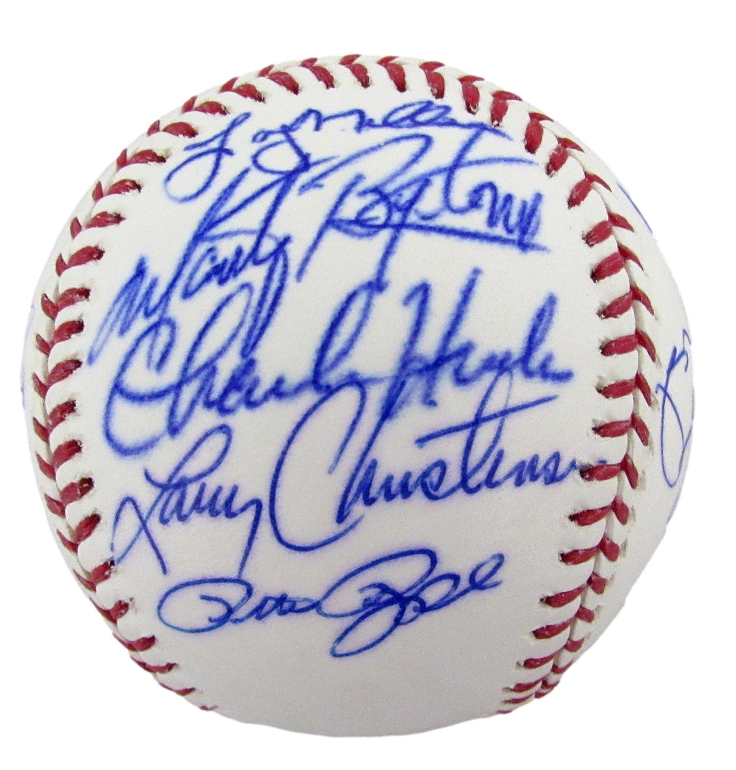 1983 Phillies Team-Signed OML Baseball (17) No Schmidt, Carlton, Perez 212616