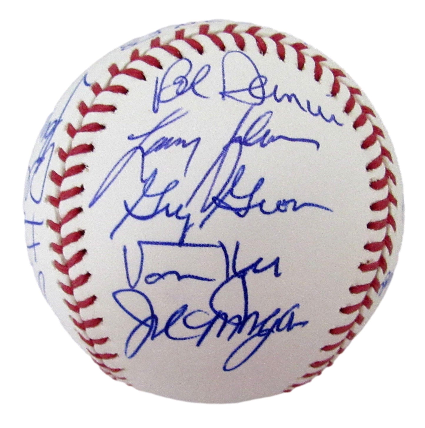1983 Philadelphia Phillies Team-Signed OML Baseball (19) No Carlton, Perez 12623