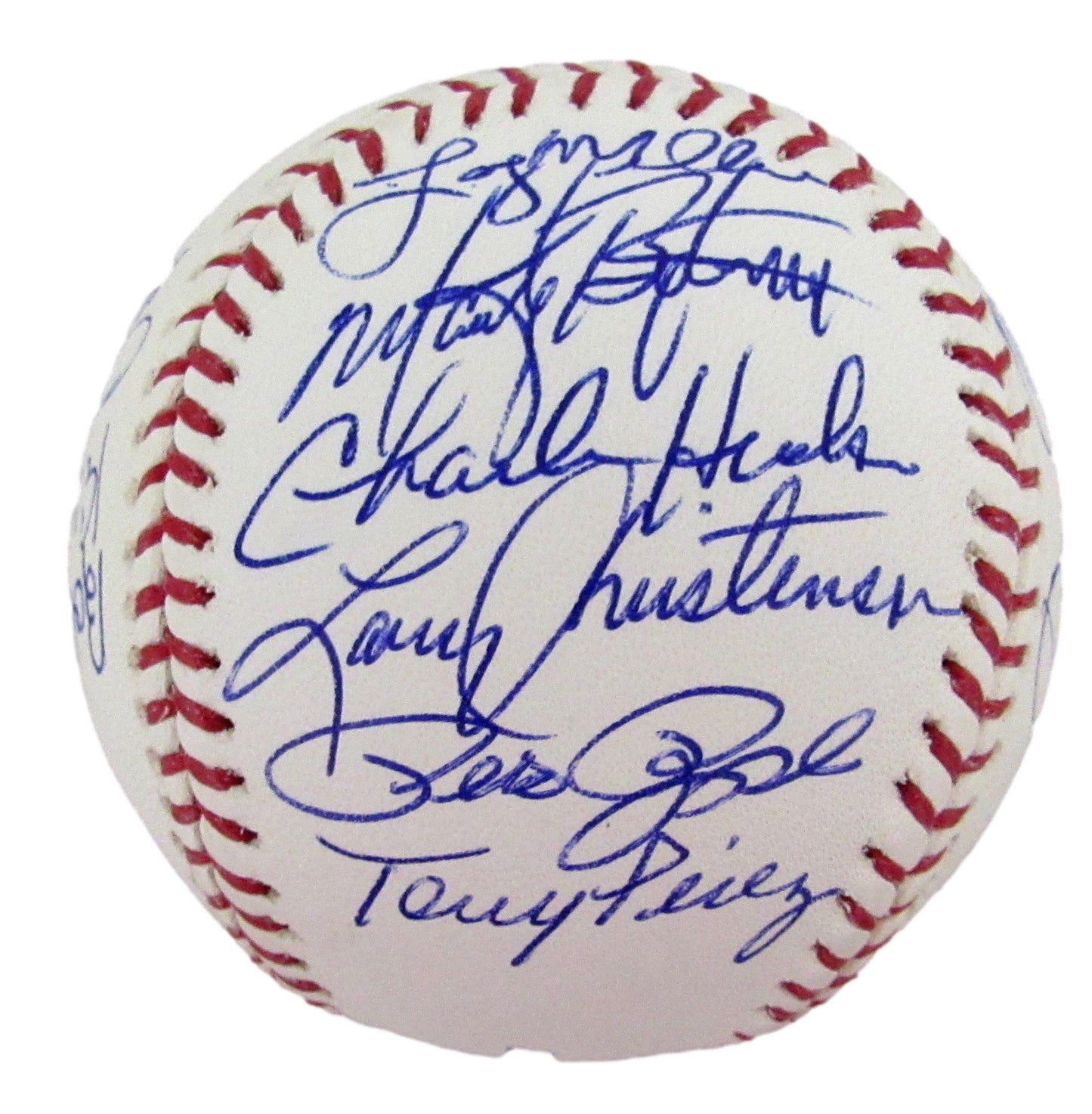 1983 Philadelphia Phillies Team-Signed OML Baseball (19) No Carlton 212625