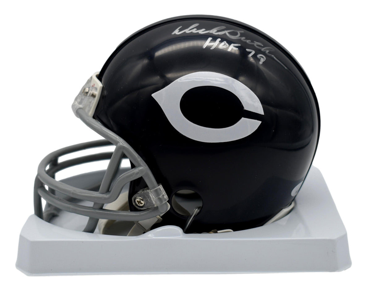 Dick Butkus HOF Chicago Bears Signed/Inscribed Bears Mini Helmet TriStar 212031