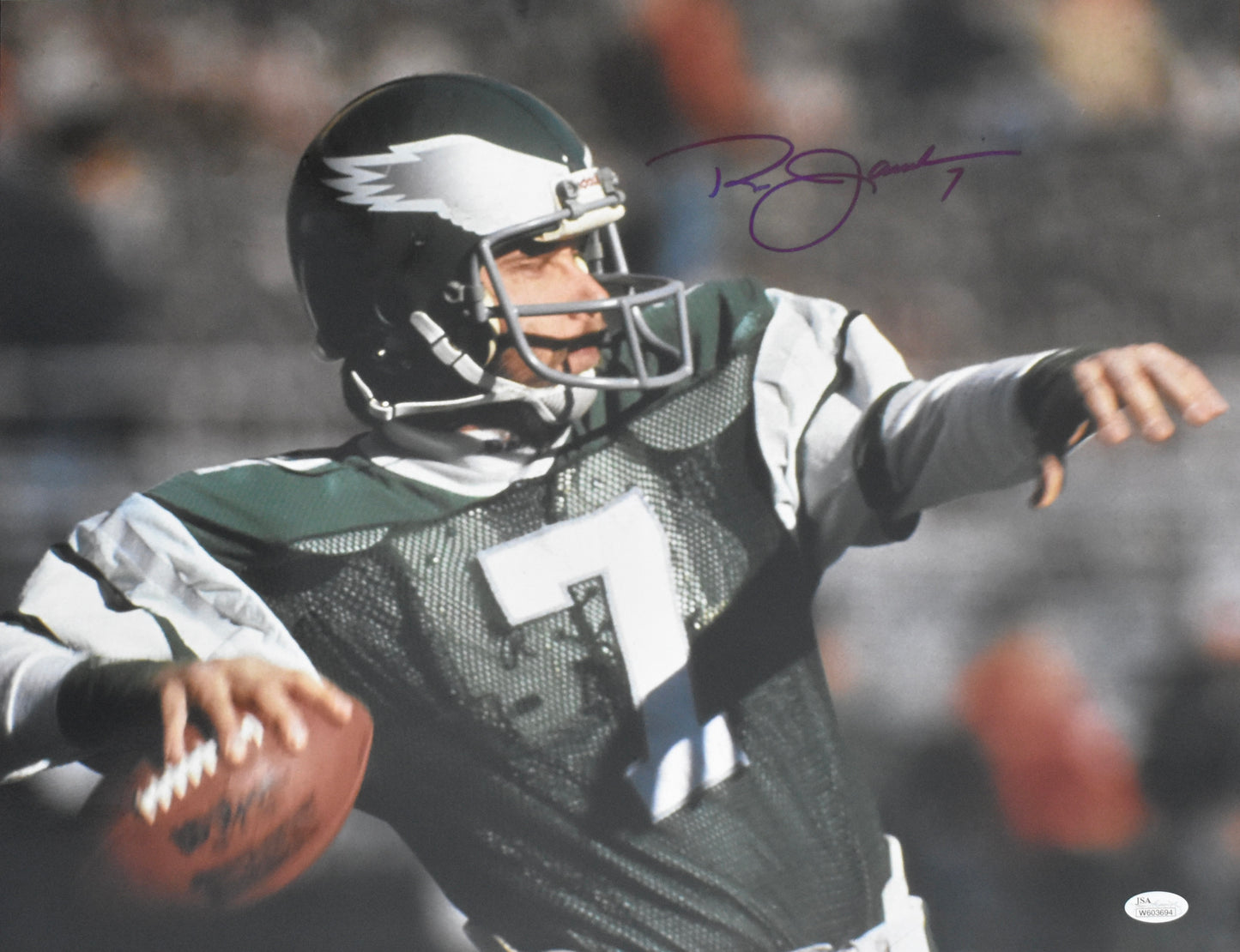 Ron Jaworski Signed/Autographed 16x20 Photo Eagles JSA 212042