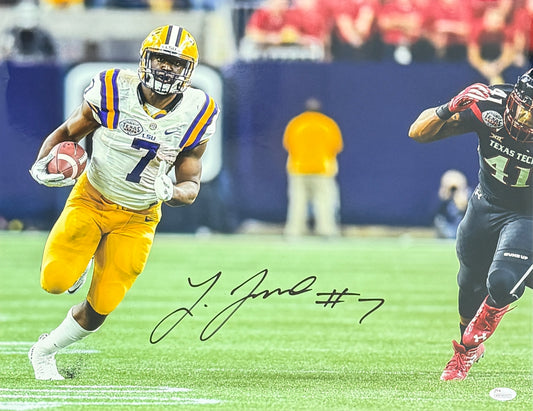 Leonard Fournette Signed/Autographed 16x20 Photo LSU JSA 212046
