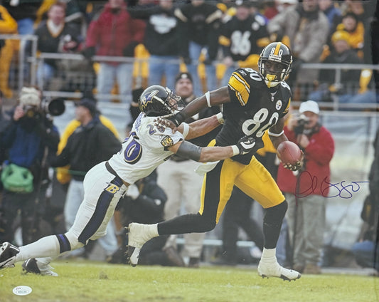 Plaxico Burress Signed/Autographed 16x20 Photo Steelers JSA 212049
