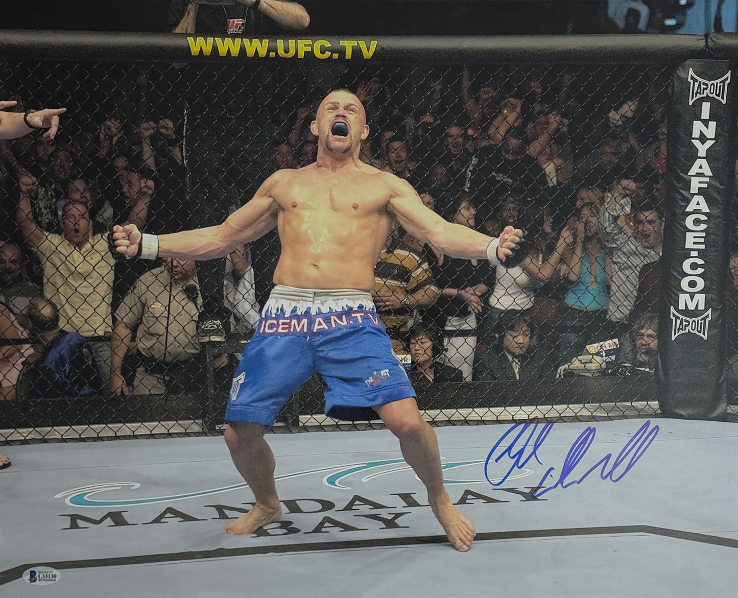 Chuck Liddell Signed/Autographed 16x20 Photo UFC HOF BAS 212061