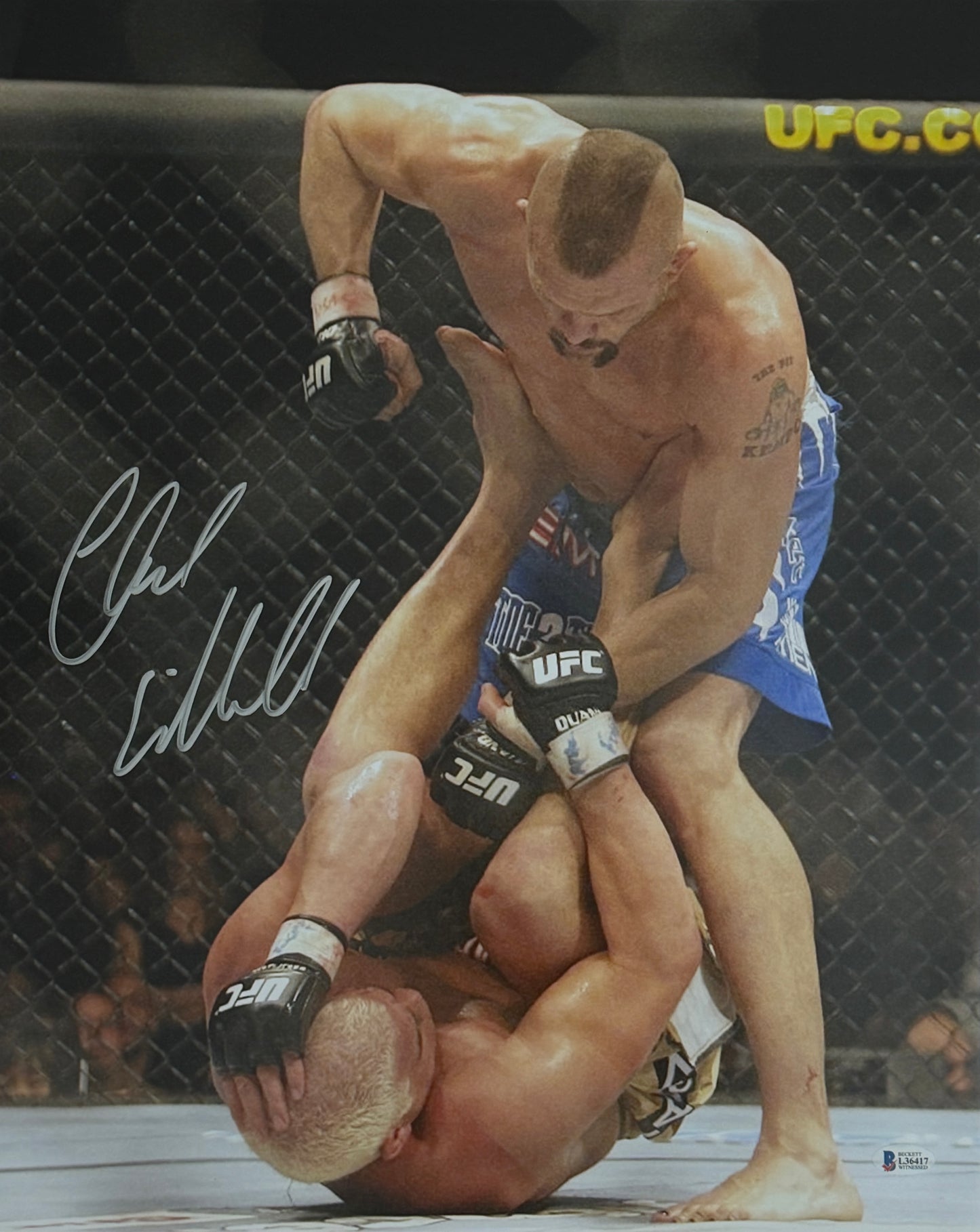 Chuck Liddell Signed/Autographed 16x20 Photo UFC HOF BAS 212062