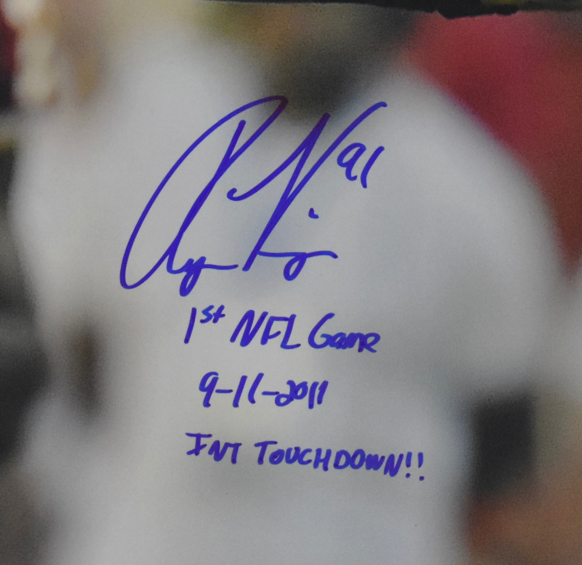 Ryan Kerrigan Redskins Signed/Inscribed 16x20 Photo Beckett 212025