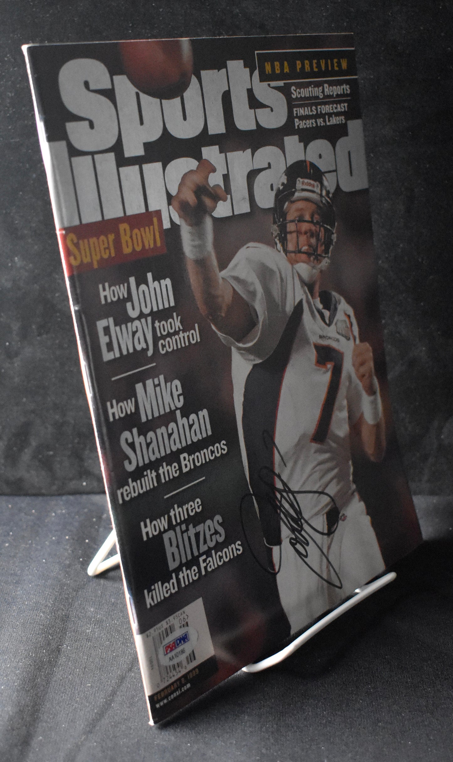 John Elway HOF Signed/Autographed 1999 Sports Illustrated Broncos PSA/DNA 212073