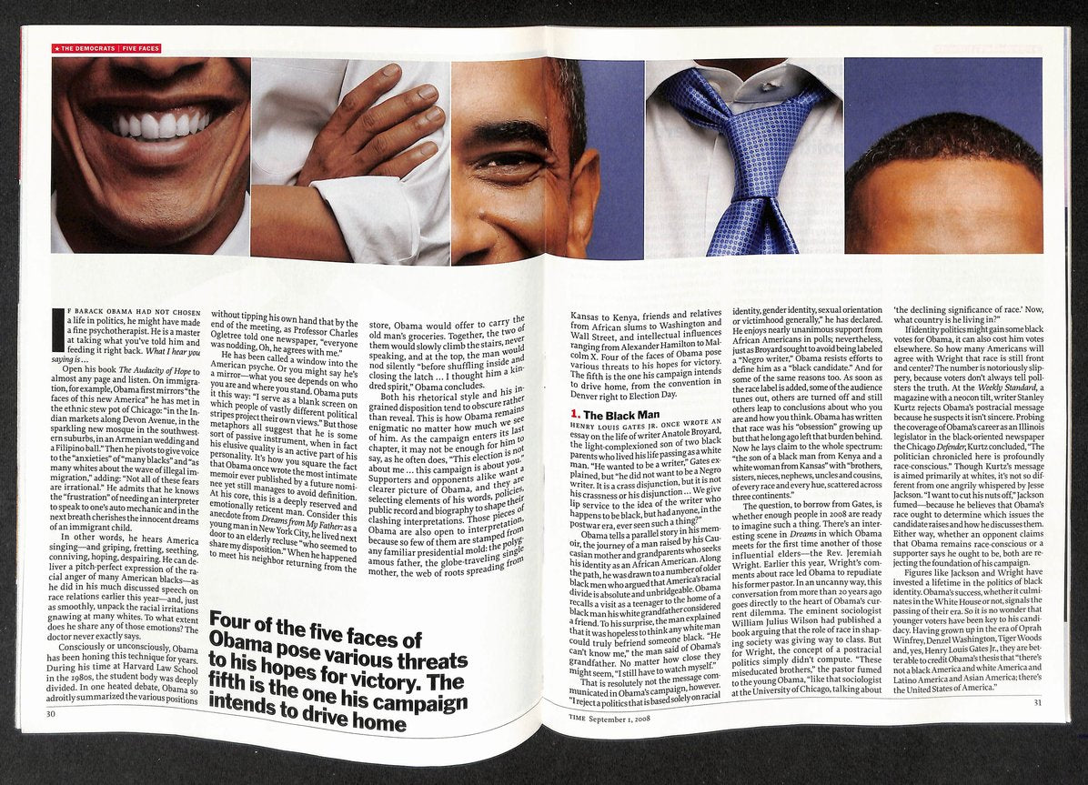 Barack Obama Signed/Autographed 2008 TIME Magazine BAS Letter 212076