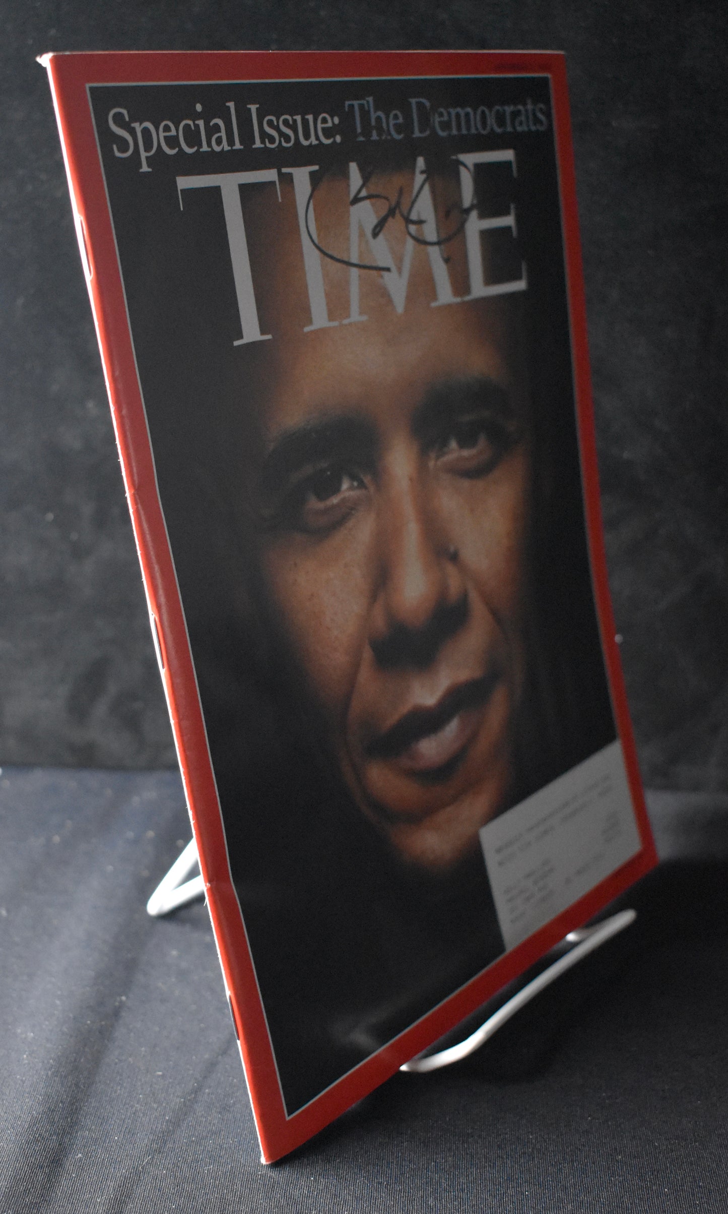 Barack Obama Signed/Autographed 2008 TIME Magazine BAS Letter 212076