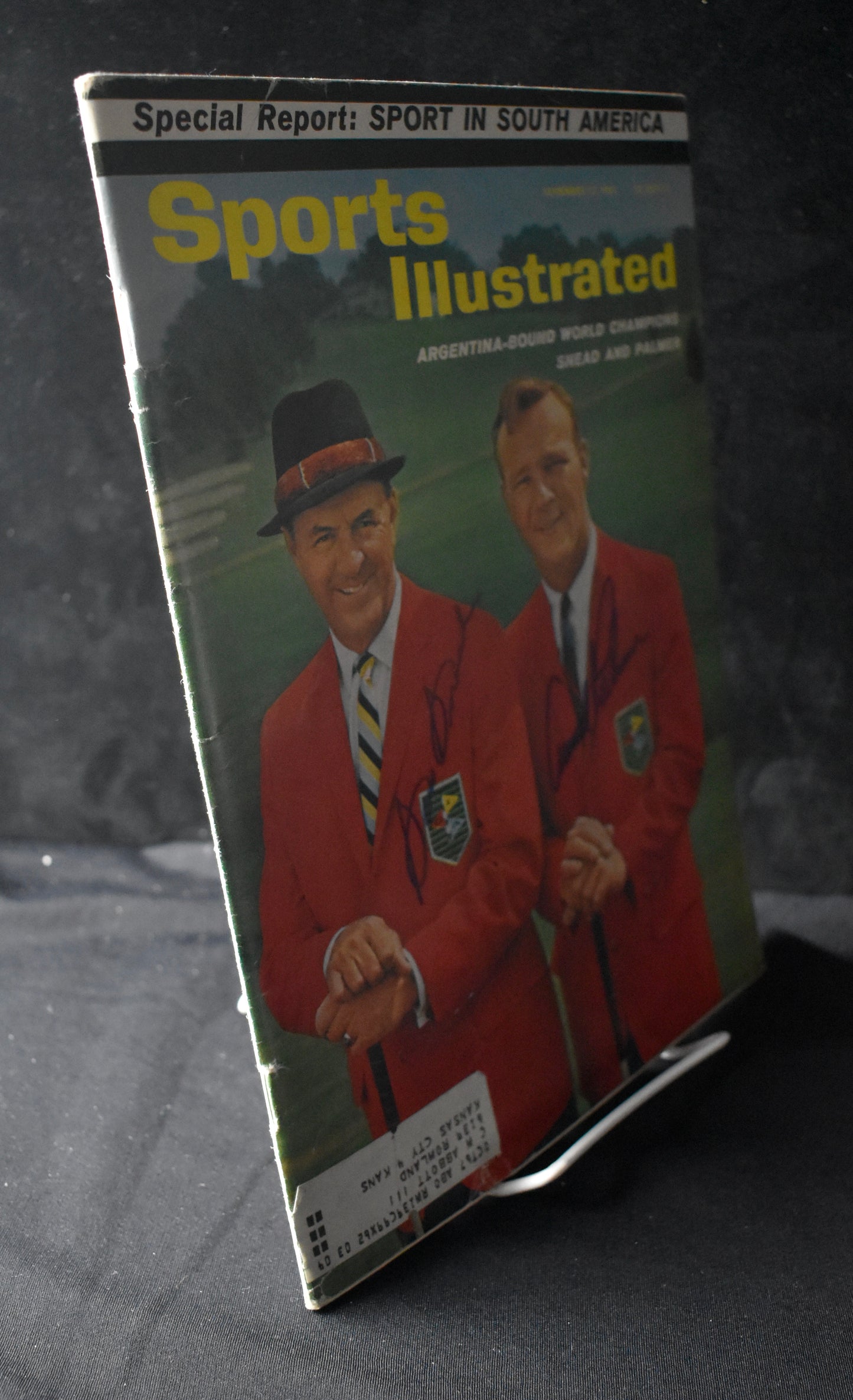 Sam Snead & Arnold Palmer Signed 1962 Sports Illustrated Golf BAS Letter 212077