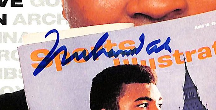 Muhammad Ali Signed 1989 Sports Illustrated 35 Anniversary BAS Letter 212078