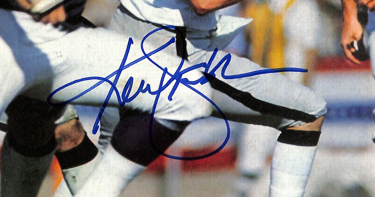 Ken Stabler HOF Signed/Autographed 1977 Sports Illustrated Raiders BAS 212081