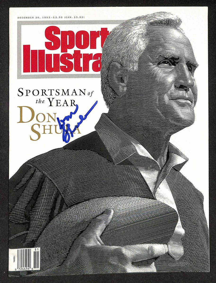 Don Shula HOF Signed/Autographed 1993 Sports Illustrated Dolphins BAS 212082