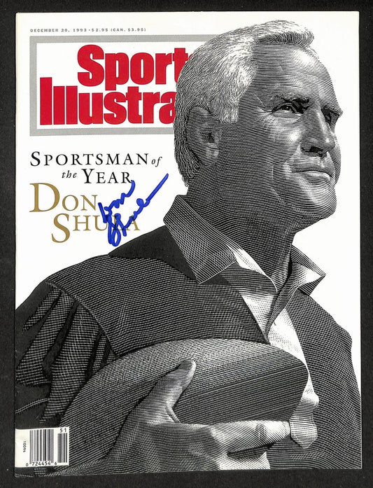 Don Shula HOF Signed/Autographed 1993 Sports Illustrated Dolphins BAS 212082