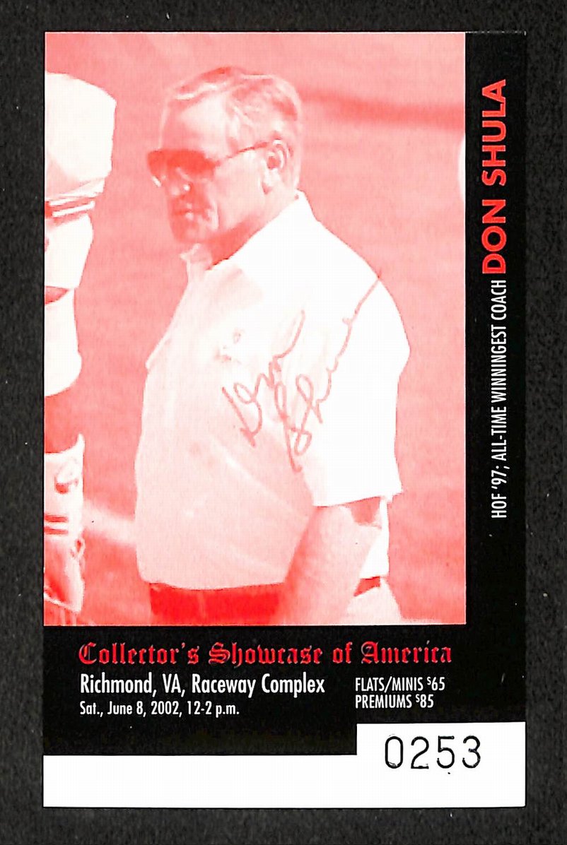 Don Shula HOF Signed/Autographed 1993 Sports Illustrated Dolphins BAS 212082