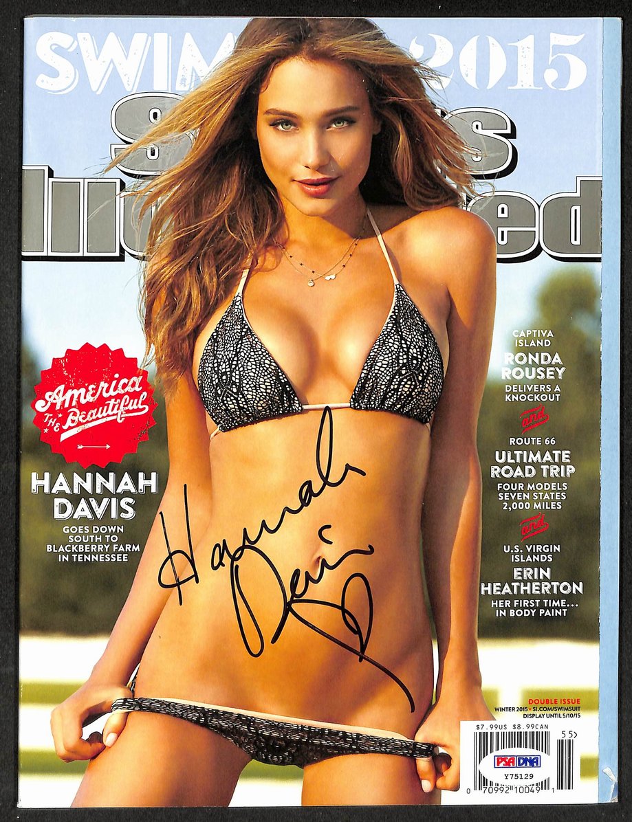 Hannah Davis Signed/Autographed 2015 Sports Illustrated Swimsuit PSA/DNA 212089