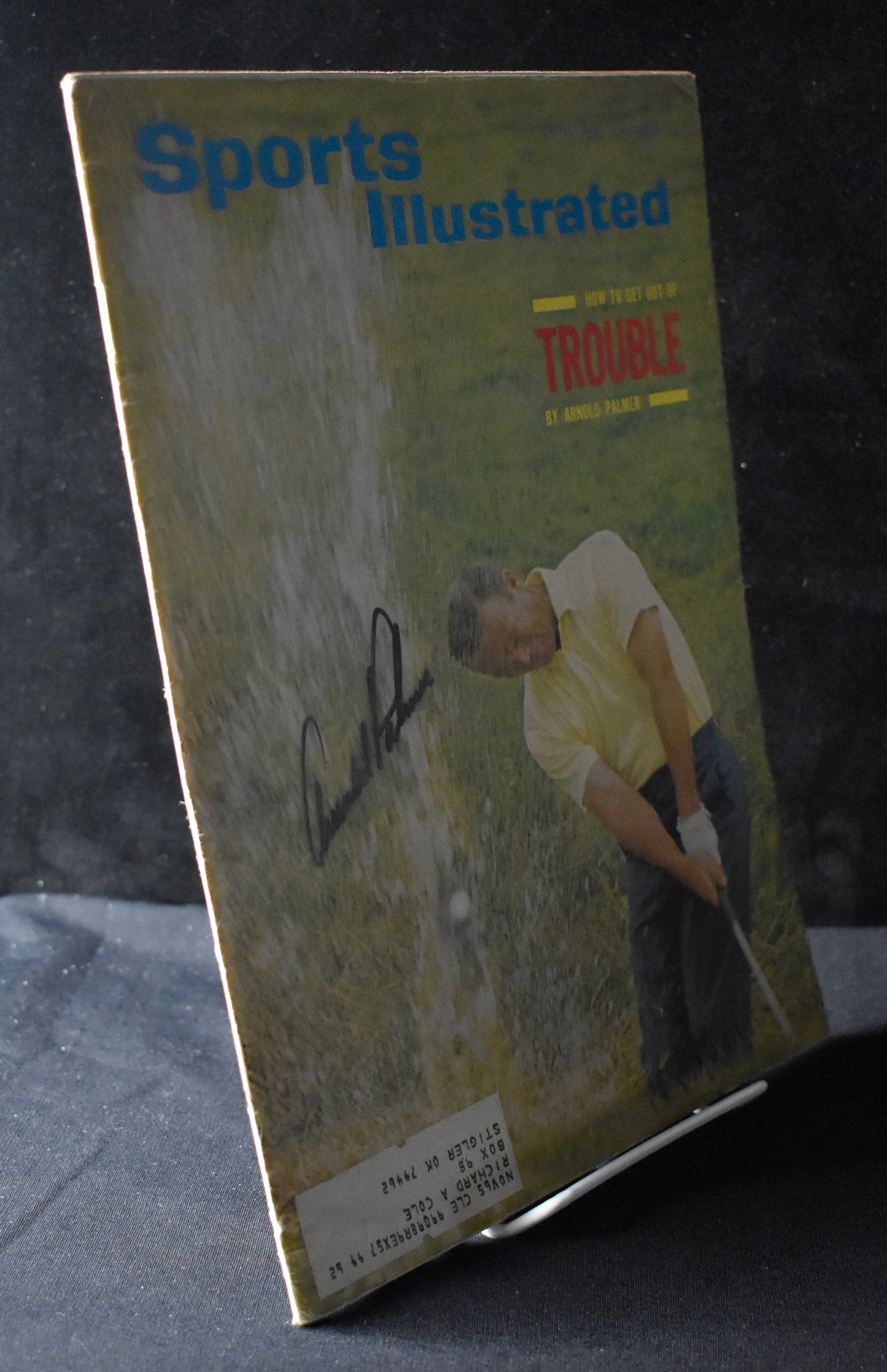 Arnold Palmer Signed/Autographed 1965 Sports Illustrated Golf JSA 212095