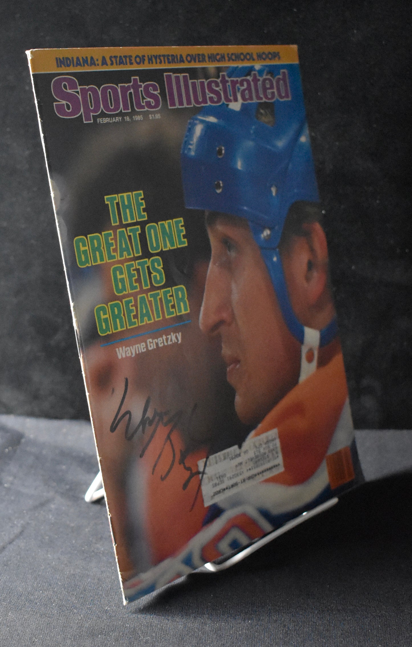 Wayne Gretzky HOF Signed/Autographed 1985 Sports Illustrated Oilers JSA 212096