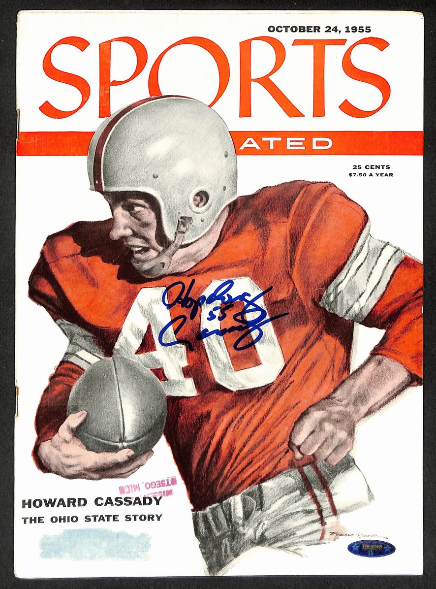 Howard Cassady Signed/Autographed 1955 Sports Illustrated Ohio St TriStar 212100