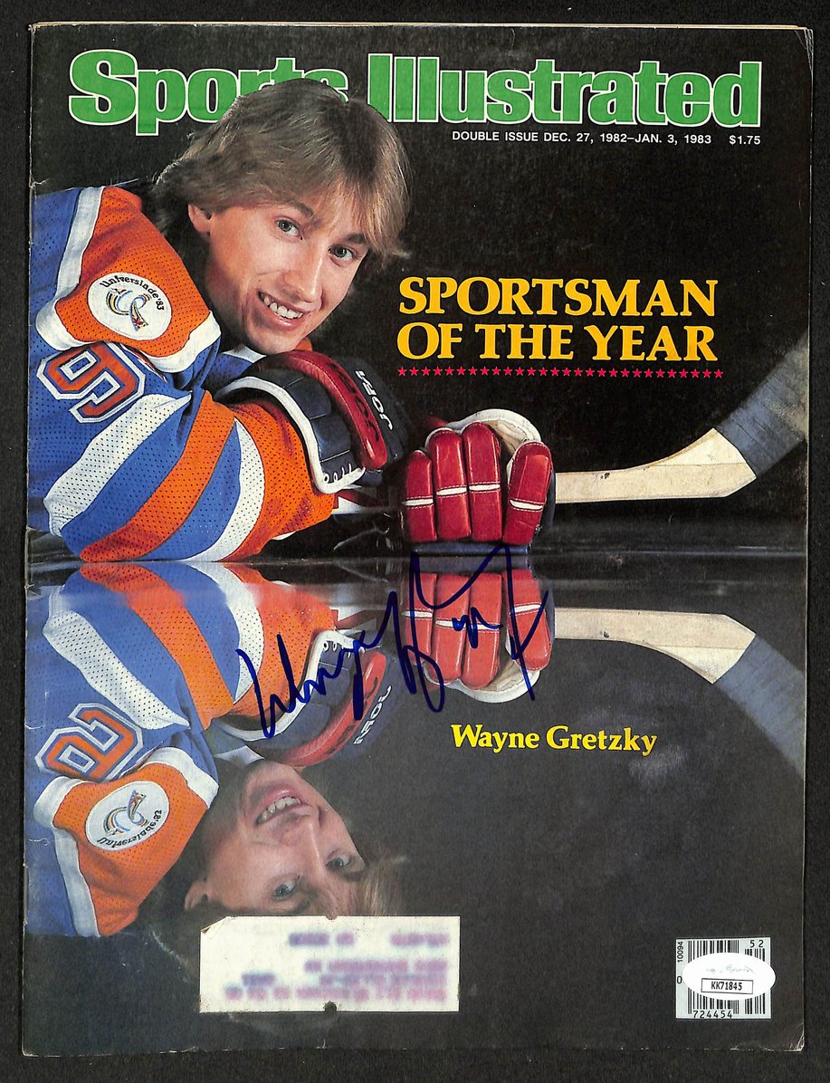 Wayne Gretzky HOF Signed/Autographed 1983 Sports Illustrated Oilers JSA 212102