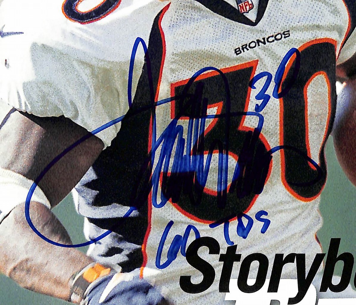 Terrell Davis HOF Signed/Autographed 1998 Sports Illustrated Broncos BAS 212104