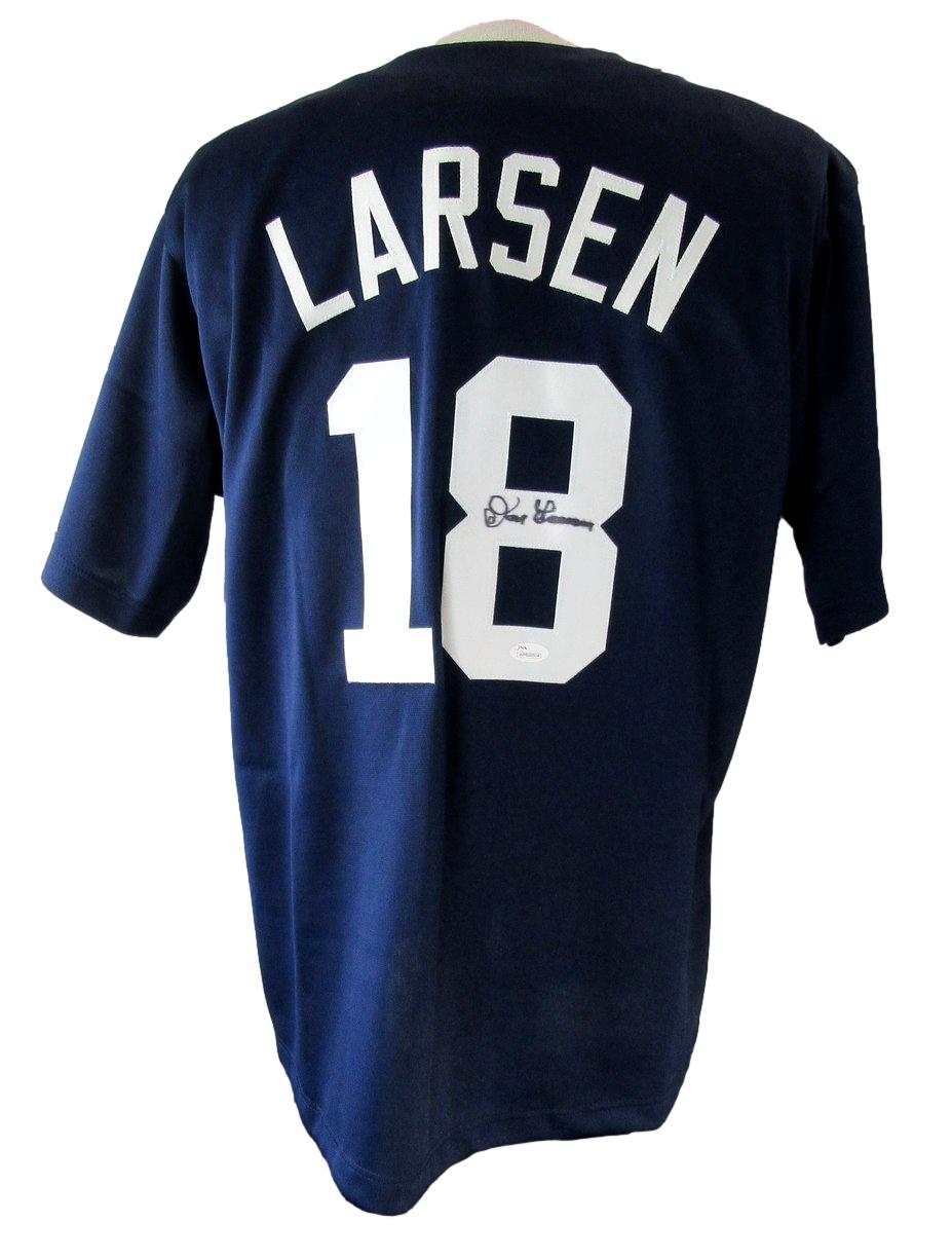 Don Larsen New York Yankees Autographed Custom Jersey JSA XHC36