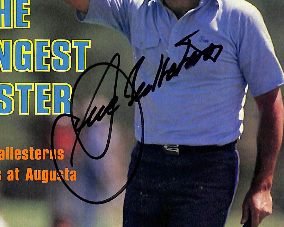 Seve Ballesteros Signed/Autographed 1980 Sports Illustrated Golf JSA 212114