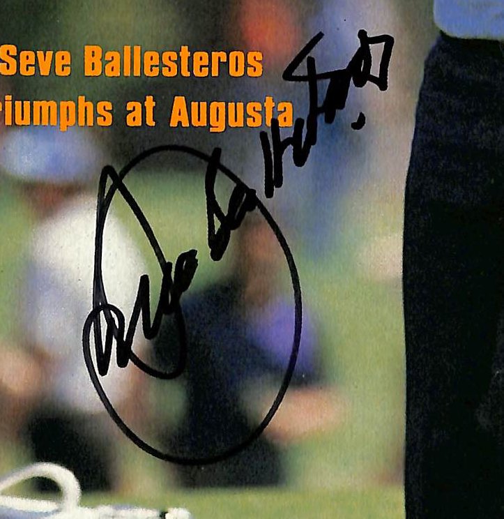 Seve Ballesteros Signed/Autographed 1980 Sports Illustrated Golf BAS 212115