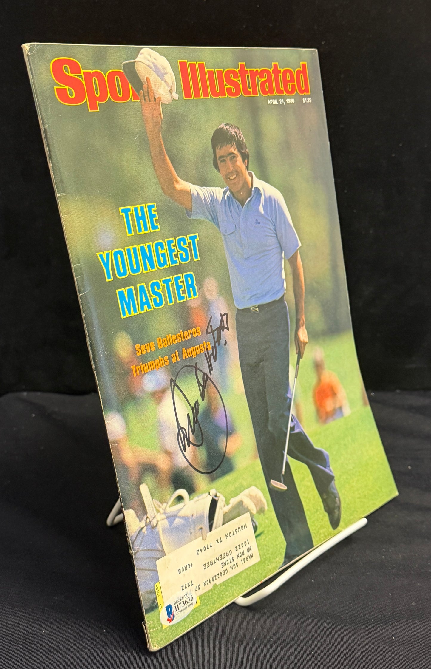 Seve Ballesteros Signed/Autographed 1980 Sports Illustrated Golf BAS 212115