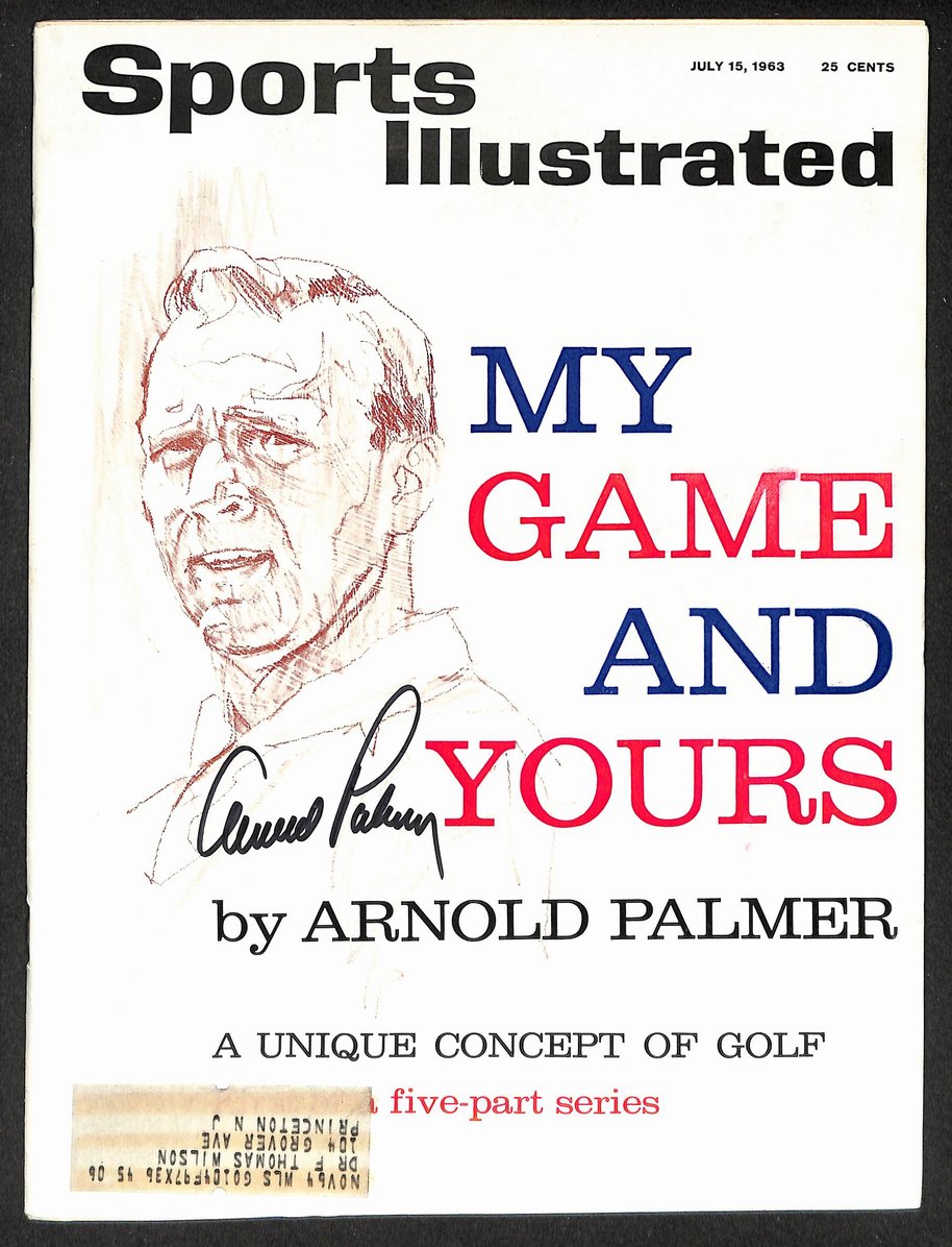 Arnold Palmer Signed/Autographed 1963 Sports Illustrated Golf BAS Letter 212116