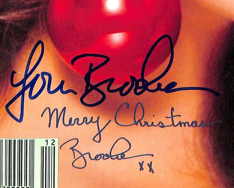 Brooke Shields Signed/Autographed 1986 Playboy Magazine BAS 212118