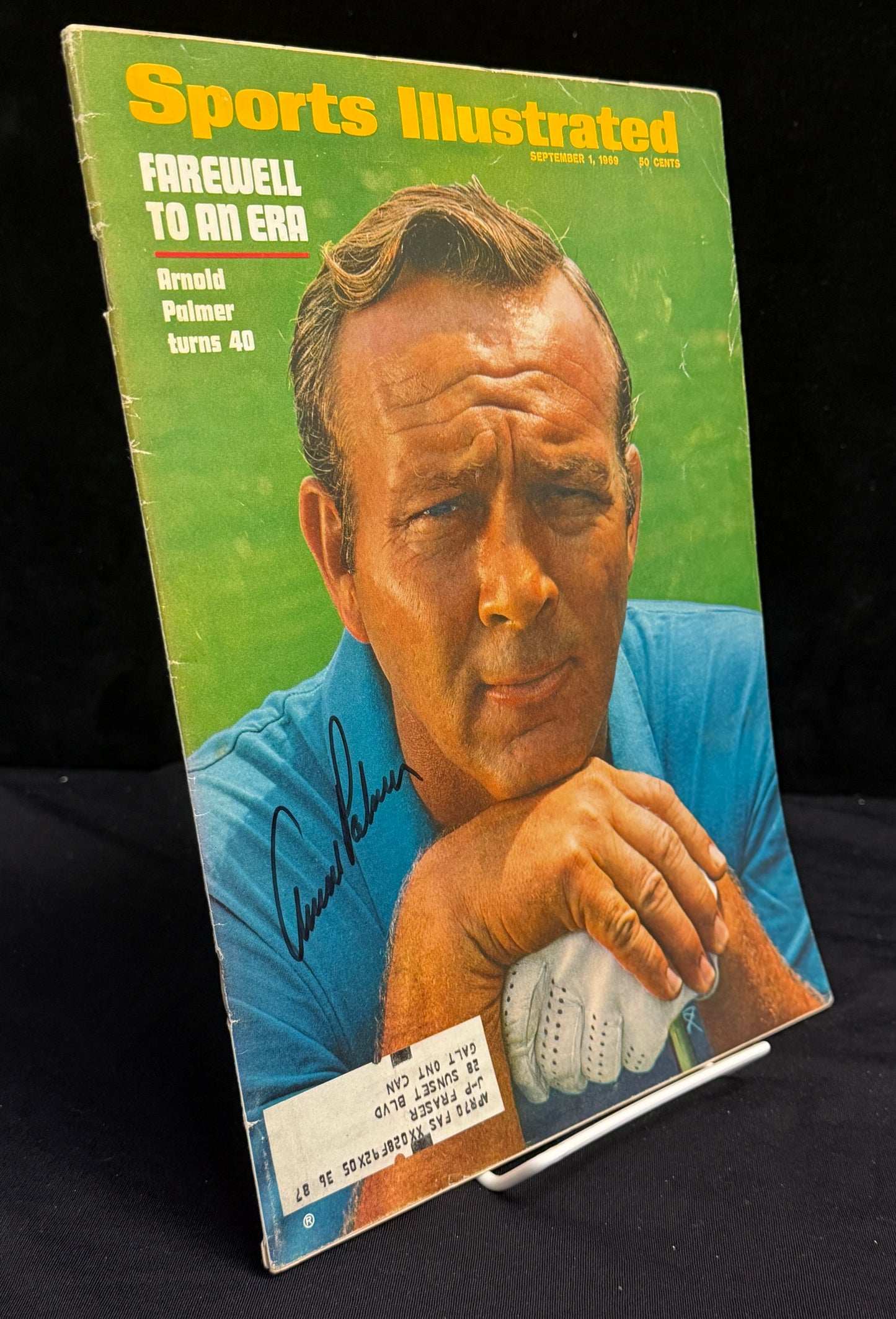 Arnold Palmer Signed/Autographed 1969 Sports Illustrated Golf BAS Letter 212124