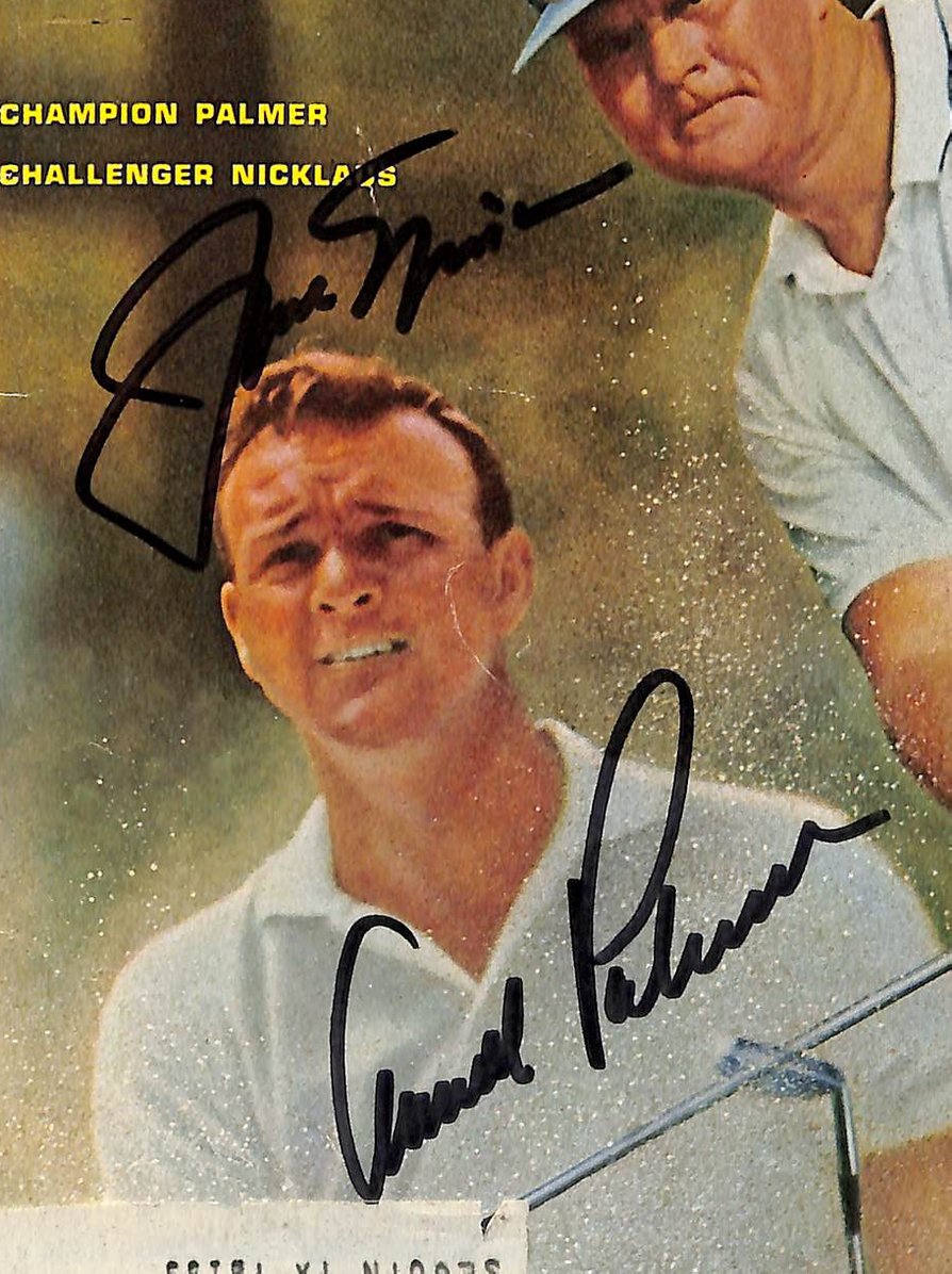 Jack Nicklaus & Arnold Palmer Signed 1965 Sports Illustrated BAS Letter 212125