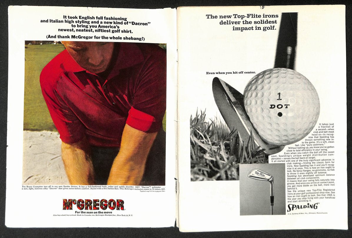 Jack Nicklaus & Arnold Palmer Signed 1965 Sports Illustrated BAS Letter 212125