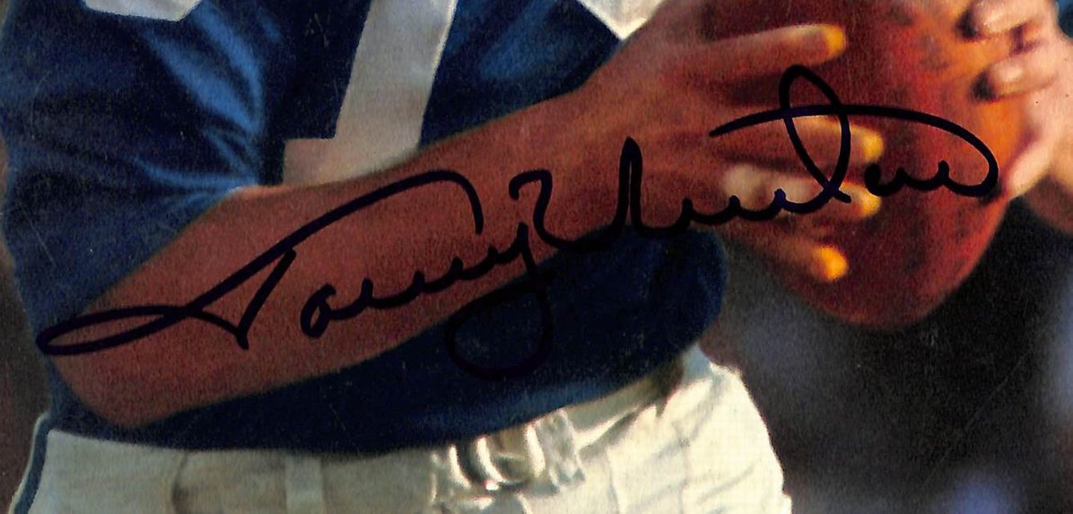 Johnny Unitas HOF Signed 1972 Sports Illustrated Colts Upper Deck 212130