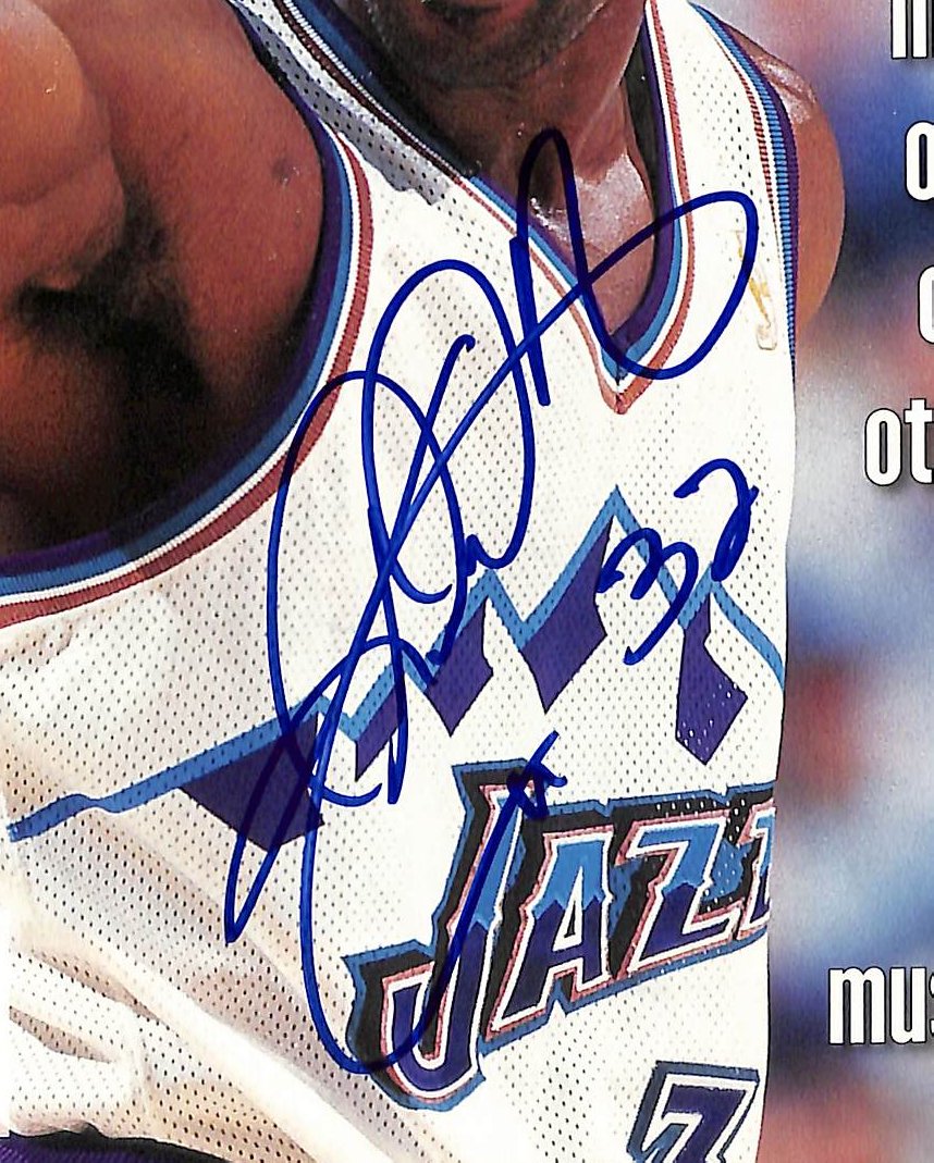 Karl Malone HOF Signed/Autographed 1997 Sports Illustrated Jazz PSA/DNA 212131