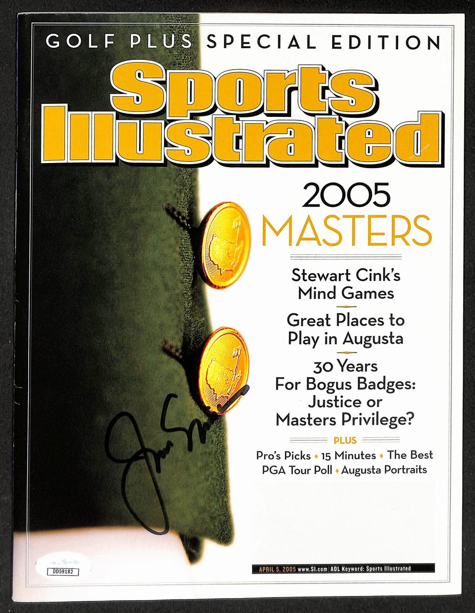 Jack Nicklaus Signed/Autographed 1997 Sports Illustrated Golf JSA 212132