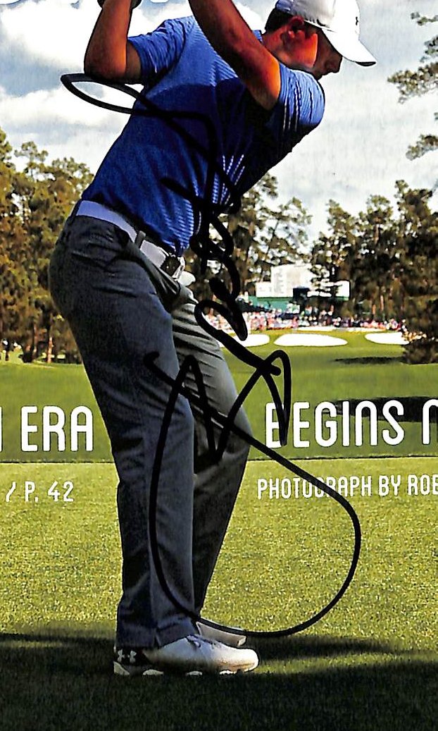Jordan Spieth Signed/Autographed 2015 Sports Illustrated Golf BAS 212137
