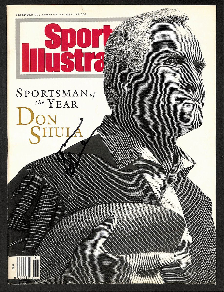 Don Shula HOF Signed/Autographed 1993 Sports Illustrated Dolphins  212139