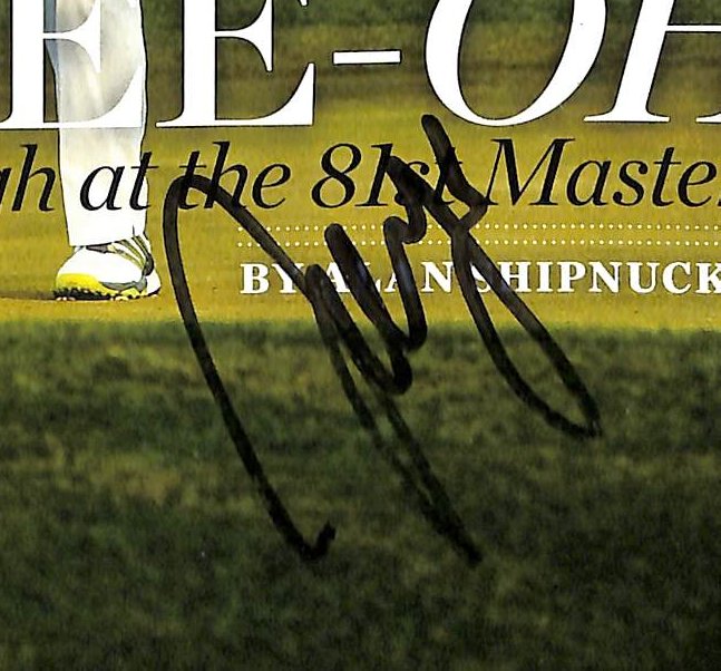 Sergio Garcia Signed/Autographed 2017 Sports Illustrated Golf BAS 212140