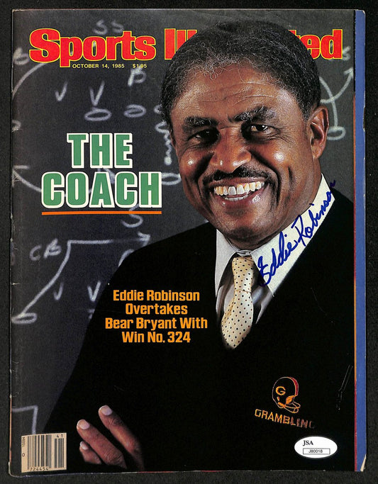 Eddie Robinson Signed/Autographed 1985 Sports Illustrated Grambling JSA 212144