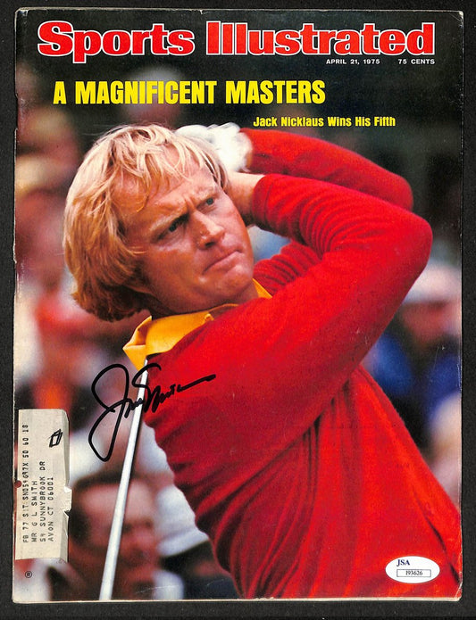 Jack Nicklaus Signed/Autographed 1975 Sports Illustrated Golf JSA 212107