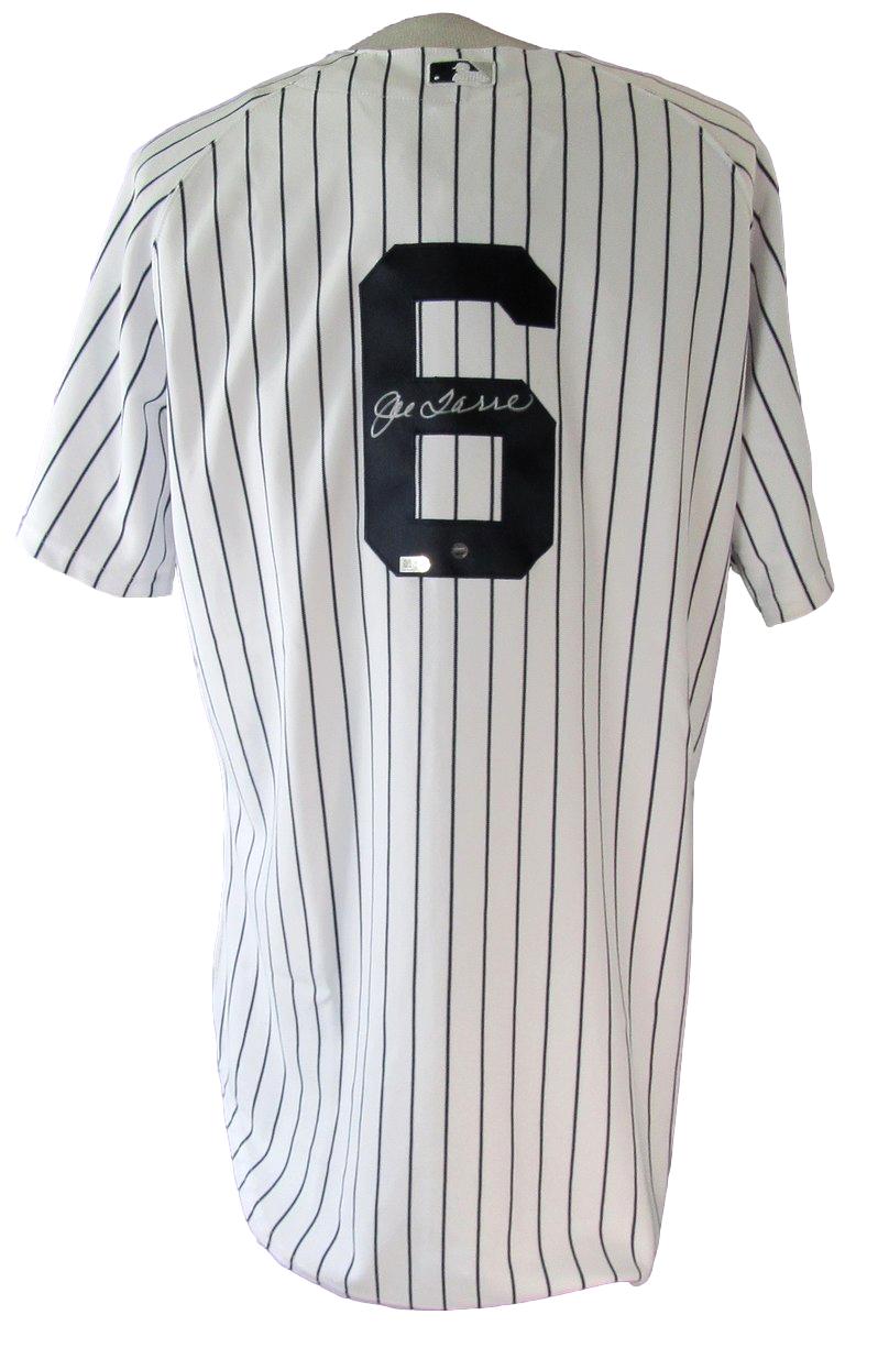Joe Torre HOF Signed/Auto White Yankees Majestic Baseball Jersey Steiner XHC56