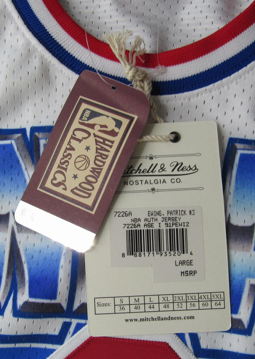 Patrick Ewing HOF Signed/Auto Mitchell & Ness Basketball Jersey Steiner XHC61